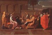 Nicolas Poussin Moses Trampling on the Pharaoh's Crown (mk08) Sweden oil painting artist
